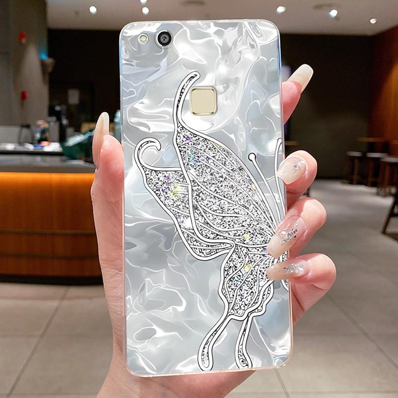 Phone Case For Huawei P10 Lite/NOVA YOUNG Funda Coque Butterfly Bow Protective Casing Transparent Soft Silicone TPU Cover Capa