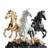 24TE Acrylic Horse Statues Animal Sculptures Collectible Figurines Home Decors