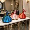 PLA-Kunststoff 3D-Druck Ballettänzer Handarbeiten Drehende Ballett-Ornamente Geschenk für Frauen