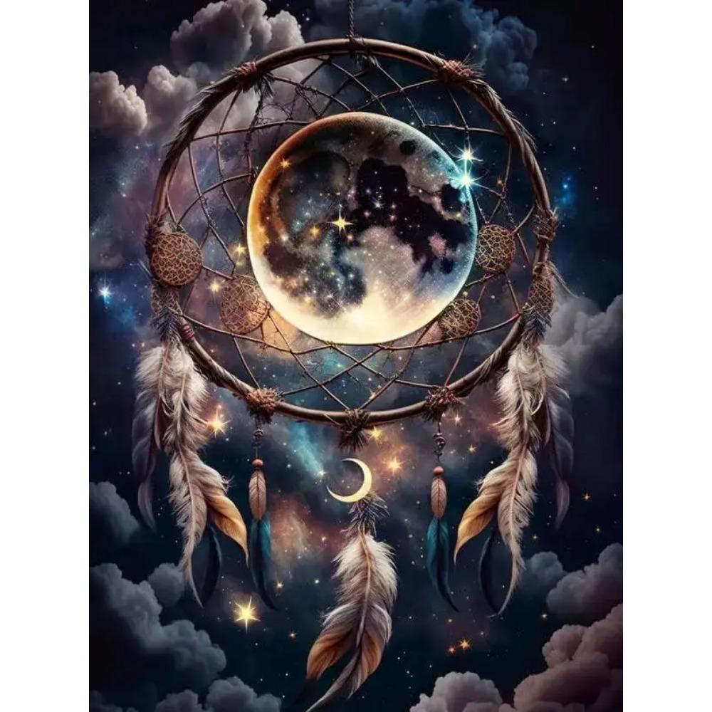 DIY Full Round Diamond Painting Cross Stitch 3D Baby Animal Home Decorative Art Moon Diamond Painting 5d Diamond Art Painting