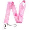 2pcs Support Phone Holder Ribbon Lanyard Neck Strap Quick Release Buckle for Keys and Phones Awareness Accessories