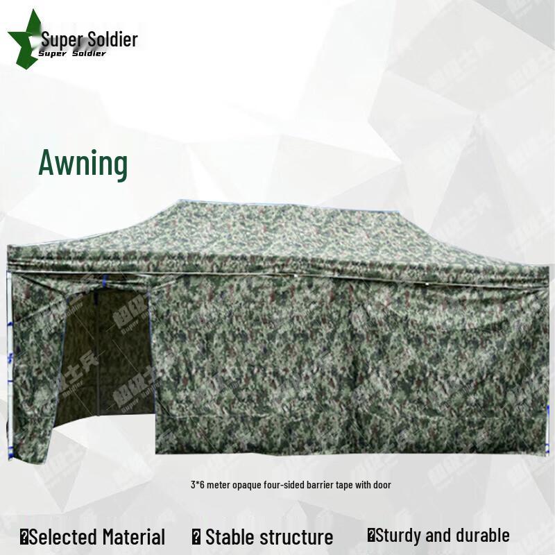 Super Soldier Folding Outdoor Pop-Up Canopy & Umbrella
