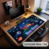 Custom Name Text Big Mouse Pad,Among Us Soft Non Slip Extended Desk Mat For Home Office