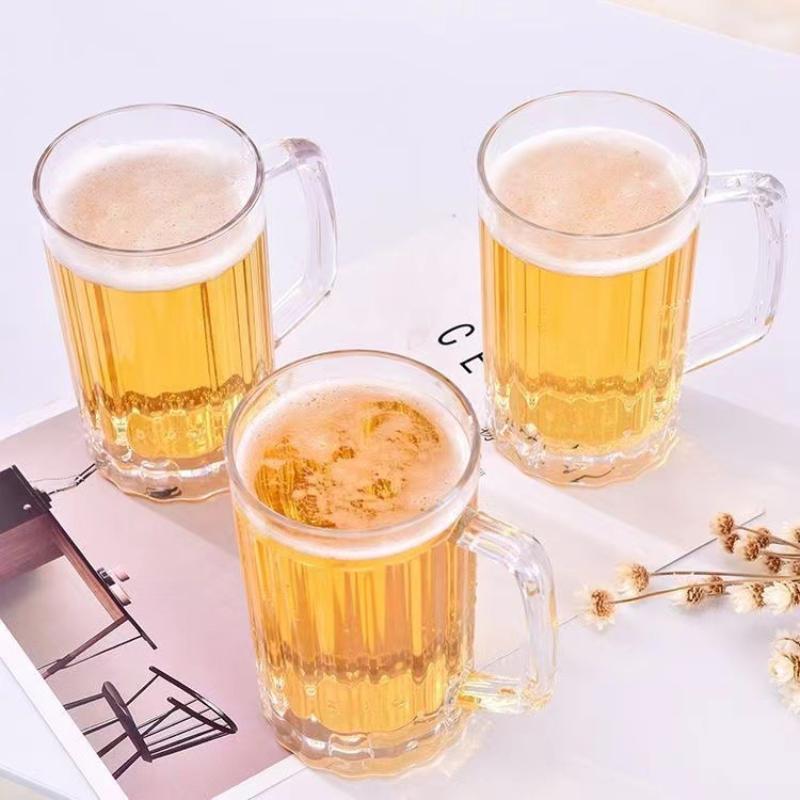 500ML Unbreakable Transparent Acrylic Mug for Beer Coffee Juice Water Perfect for Any Occasion