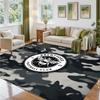 Brentford Football Design Crystal Velvet Rug Soft Decorative Mat for Bedroom Entrance