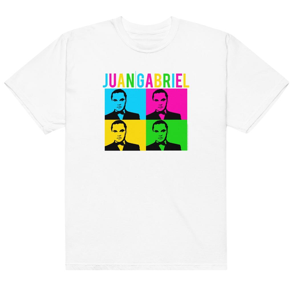 Juan Gabriel Pop Art T-shirt Men and Women Summer Cotton Y2K Clothing Fashion Round Neck Short Sleeved Tee