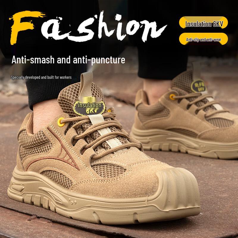 BOZONG Anti-Smash Anti-Puncture 6KV Insulated Safety Work Shoes L
