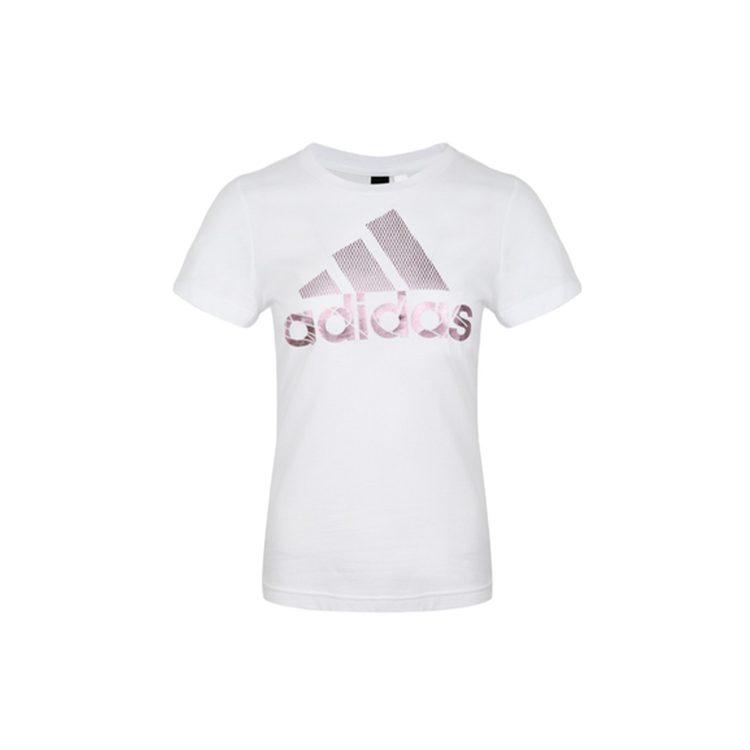 Adidas T Shirts Women's White Crew Neck Moderate Other DV3033