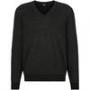 Mens V Neck Regular Long-Sleeved Sweatshirt