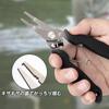 FLISSA Fishing Split Ring Hook Line Locking Rustproof Pliers, Pliers, Remover, Cutter, Mechanism, Multifunctional,