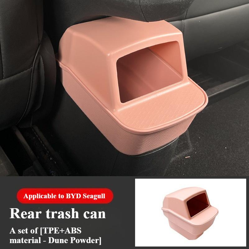 For BYD Seagull Dolphin MINI 2025 2025 2025 Mounted Garbage Bin Box Rear Miscellaneous Storage Box Interior Styling Accessories