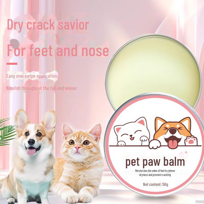 Pet Paw Care Cream for Dry and Cracked Pads - Dog and Cat Foot & Hand Cream