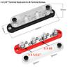 Car Terminal Block Negative Bus Bar 12V 150A Terminal Block 12V Power Distribution Block M8 Termianl Bus for Automotive Boat Fuses4