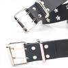 Women's Punk Style Double Exhaust Eyelet Belt: Fashionable, Casual & Decorative