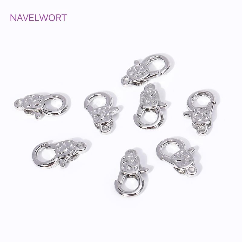 15.2*9.5mm 18K Gold Plated Lobster Clasps Fasteners High Quality Bracelet Connect Clasps DIY Bracelet Jewelry Making Accessories