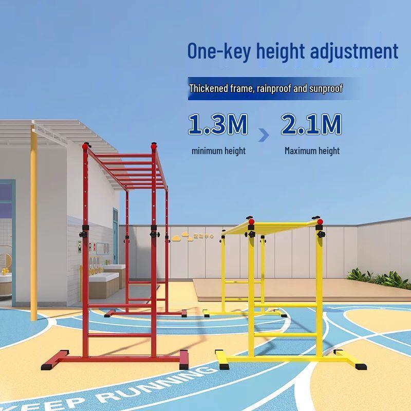 Kids' Adjustable Mobile Climbing Ladder & Pull-up Bar