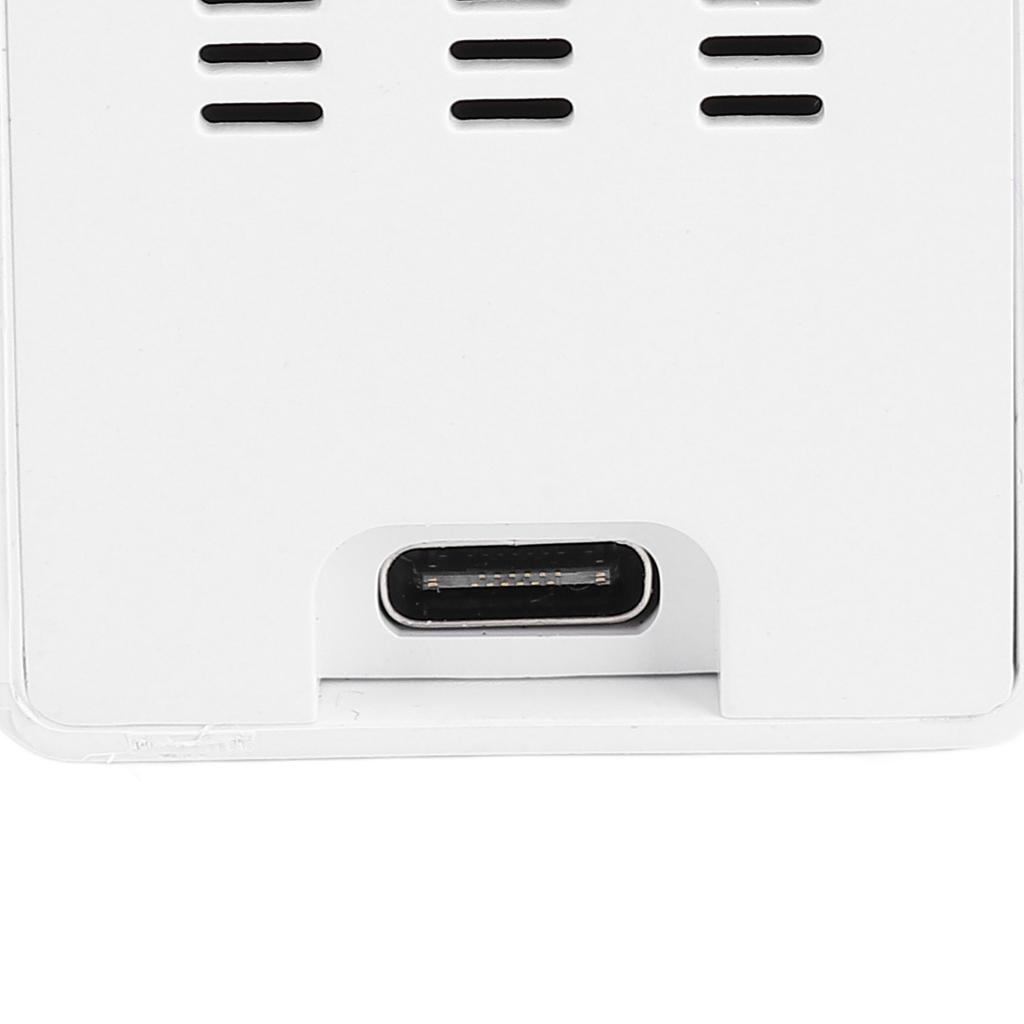 Desktop Electronic Clock LCD Digital Display Calendar Temperature Weather Forecast Station Support WiFi Networking