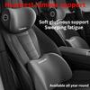 2pcs Ergonomic Car Seat Neck and Lumbar Support Pillow Set 2 In 1 Sponge Rubber Cervical Support with Adjustable Backrest Pillow