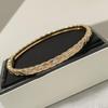 40jia-c-11 rose gold rhombus pattern diamond-encrusted bracelet
