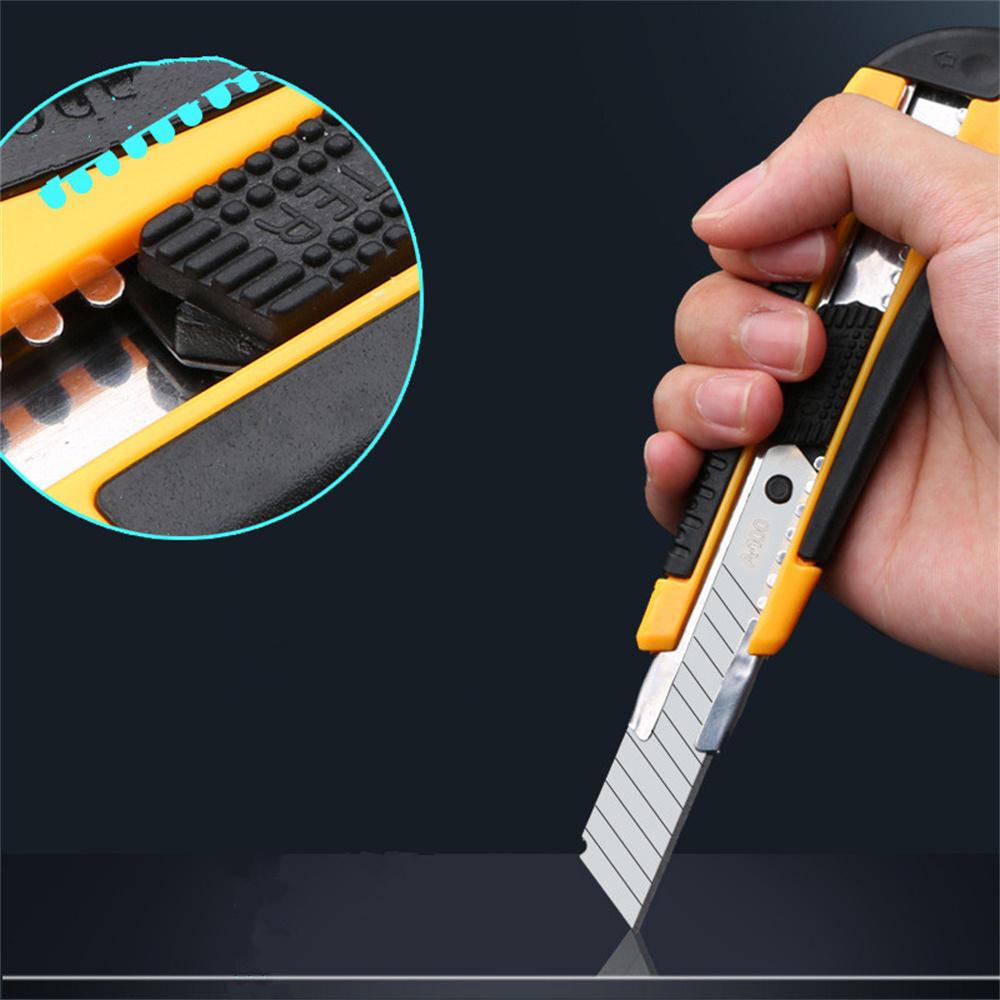 Large Utility Knife Heavy Stainless Steel Thickened Multi-Purpose Wallpaper Knife Tool Knife Stationery Express Cutting Supplies