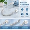 1pcs/3pcs Exposed Mounting Door Flex Conduit Door Cable Protector  For Home Security Systems