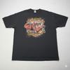 Extra Großes VTG 2009 American Hawgs Biker T-Shirt Schwarzes Motorrad Grafik-T-Shirt Unisex T-Shirt