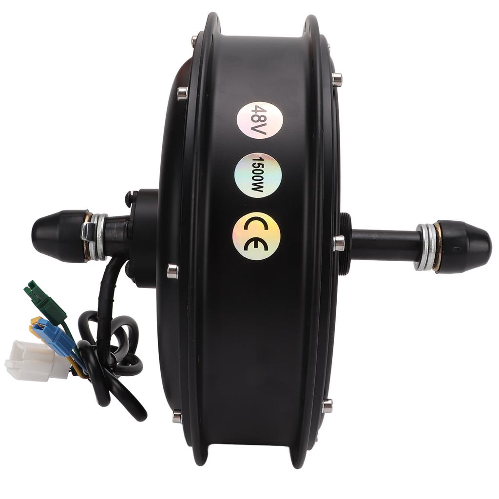 48V 1500W Rear Wheel Hub Motor Electric Bicycle Brushless Gearless Hub Motor for Snowmobile Electric Scooter
