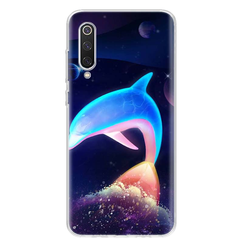 sea animal cute dolphin For Xiaomi Redmi Note 14 13 12 11 10 Pro Phone Case 12S 11S 11T 11E Plus 14Pro 13Pro 12Pro 11Pro Cover N