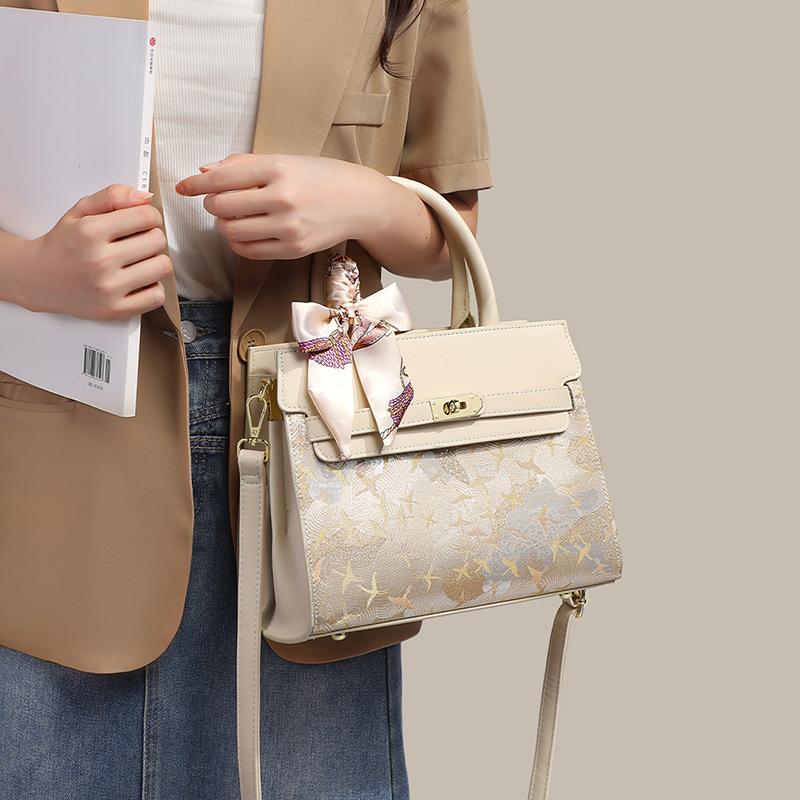 Handtasche Mode Vielseitig Damen Tasche Neuer Chinesischer Stil Mittleren Alters Große Kapazität Mama Tasche