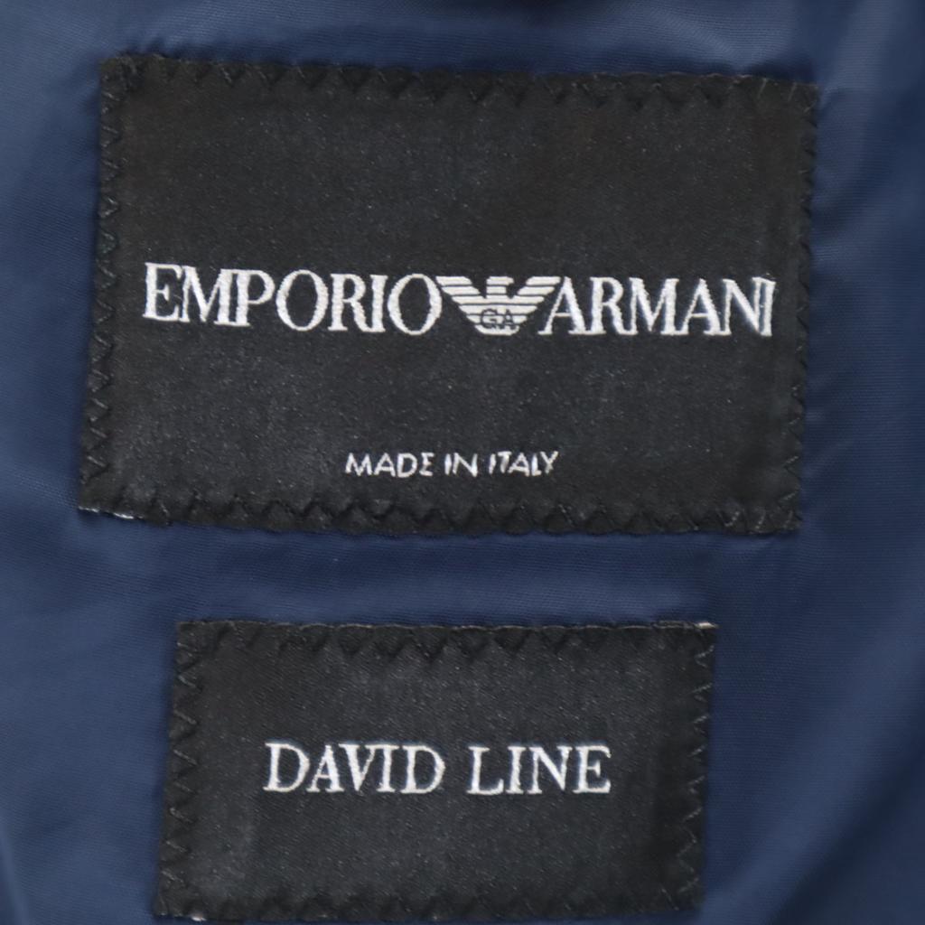 Emporio Armani Italian-made DAVID LINE suit Setup 50 Navy Men's Used