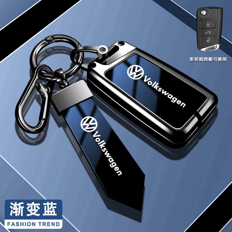 Voor VOLKSWAGEN VW Mode Zinklegering Flip Auto Afstandsbediening Sleutelhoes Cover Fob Voor VW Volkswagen Golf 7 MK7 Tiguan MK2 Auto Beschermingen