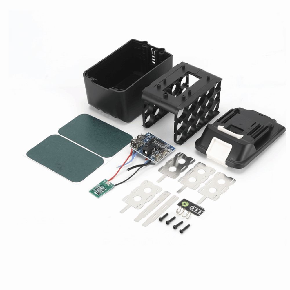DIY Lithium Battery Pack Case 18650 Lithium Battery For Makita Battery Case  Lithium Electric Drill