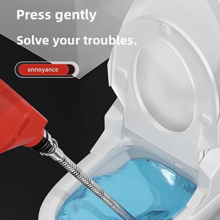 Electric Toilet and Kitchen Pipe Dredging Tool