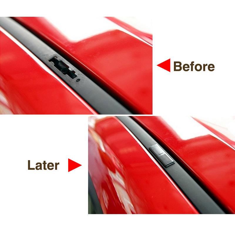 4/8PCs Roof Rail Clip Rack Moulding Cover Replacement Black Car Styling Auto Roof Seal Cover For Mazda 2 3 5 6 CX7 UK 2002-2015