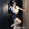 Sexy Lingerie Sexy Lianyungang Flight Attendant Policewoman Uniform Temptation Nightclub Skirt Professional Suit