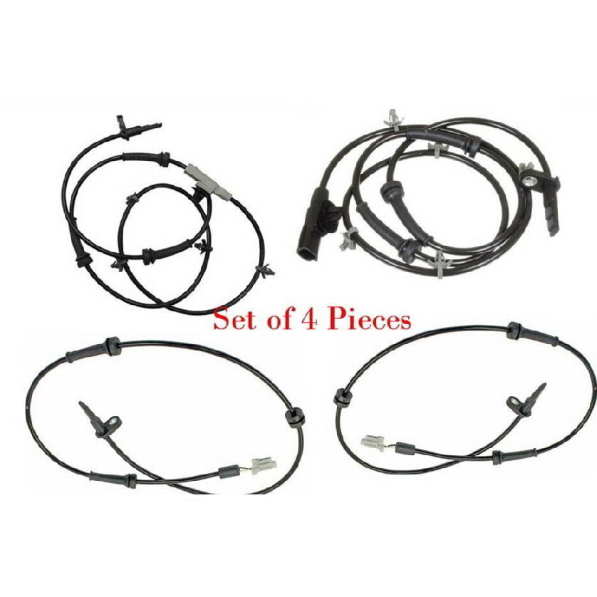 Set of 4 ABS Wheel Speed Sensor Front - Rear L/R Fits OEM#ZX00A  Altima Maxima