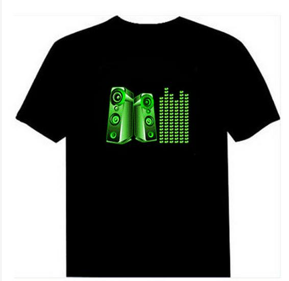 Voice-Activated Luminous T-shirt for Performances and Promotions