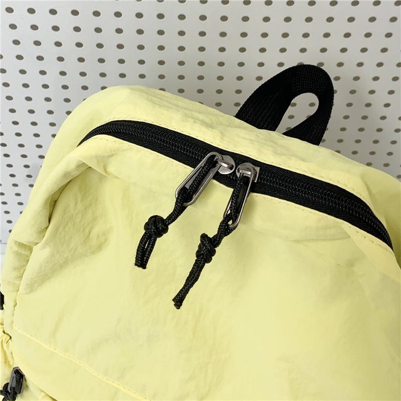 Lightweight Nylon Backpack Student Schoolbag Large Capacity Commuter Women Travel Backpack