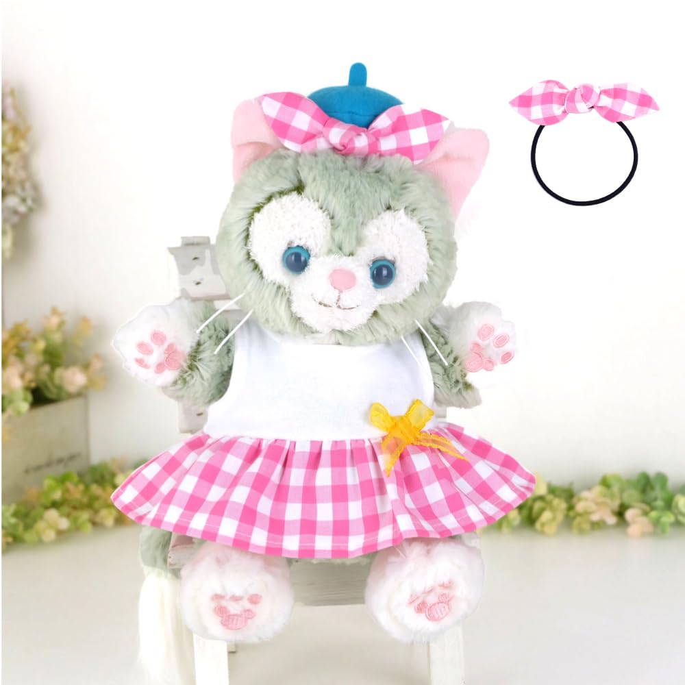 

Clothes for stuffed animals such as made in cds503pt puppets, Gelatoni, clothes, costumes, Japan, one-piece, pink, dress-up, birthday, Christmas, розовый