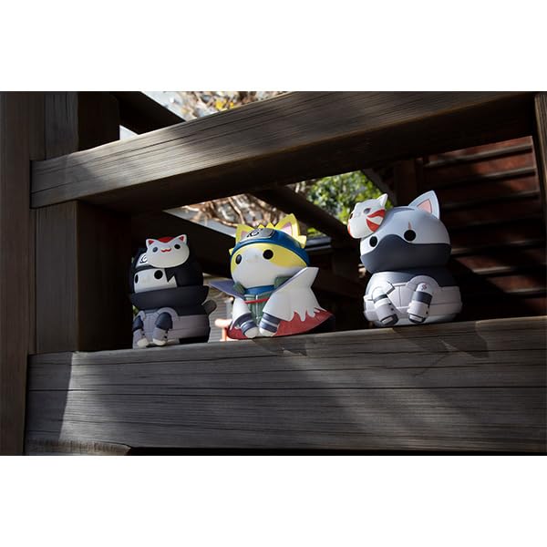 MEGA CAT PROJECT NARUTO Shippuden Big Series 1 Minato Approximately PVC Figure Nyart! Namikaze, 100mm, Pre-painted