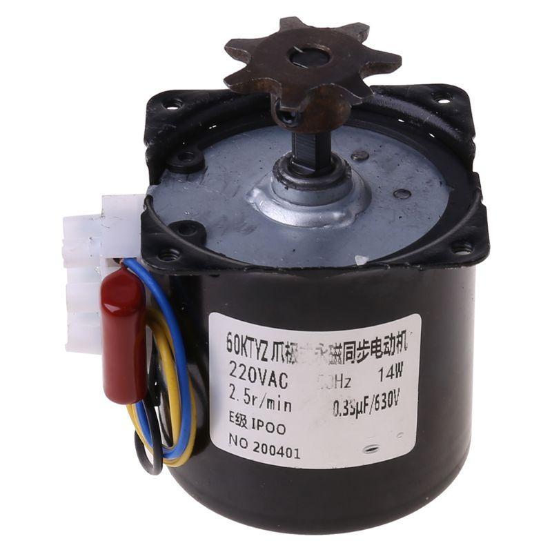 Motor AC 220V 2.5rpm Motor Sincron pentru Incubator de Ouă Pui Rațe Incubație Ouă
