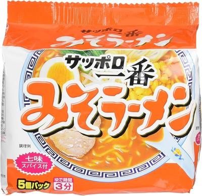 Sanyo Foods  Sapporo Ichiban Miso Ramen (the Brand and Flavor)