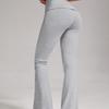 Women's Low-Waist Flared Yoga Pants - Casual Exercise Sportswear, European & American Style, High-Waisted Wide-Leg Design.