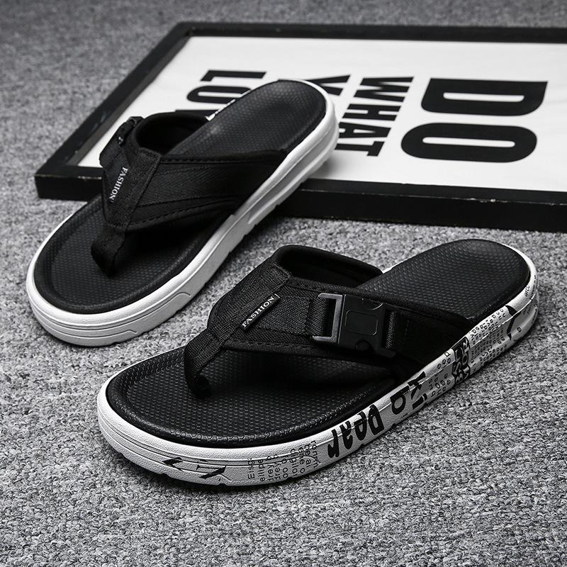Nové pánské látkové platformové žabky PVC měkká podrážka venkovní plážové sandály pro muže domácí protiskluzové pantofle Sandalias De Hombre
