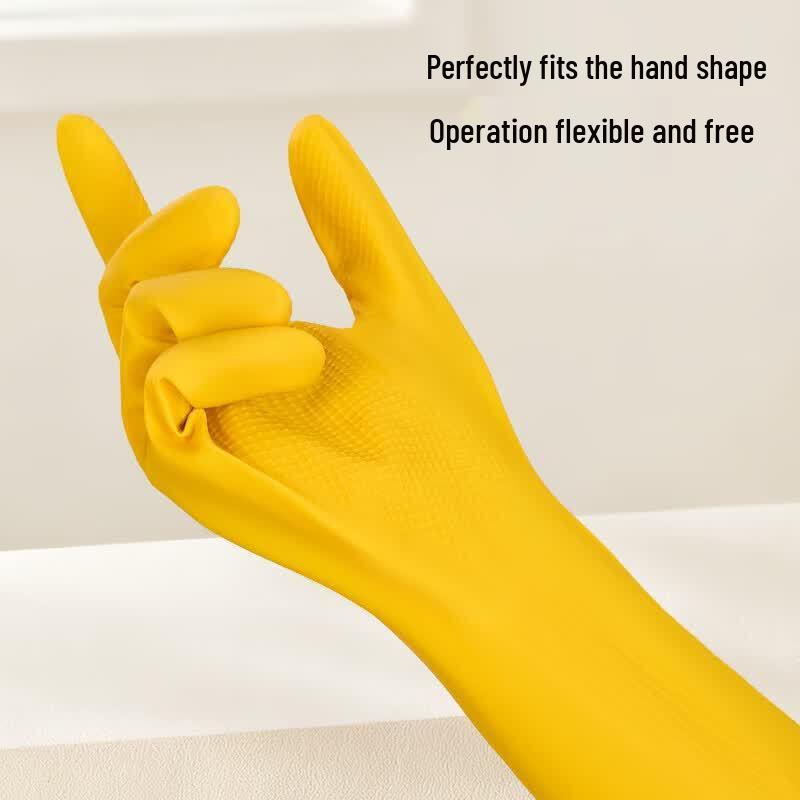 Mayflower Natural Latex Household Gloves, 2 Pairs