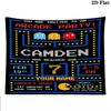 Pac-Man Custom Name Wall Tapestry Aesthetic Wall Hanging Printed Fabric Blanket Decorative Tapestries for Bedroom Living Room Home Decor