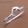925 Sterling Silber Armband Armreif für Frauen Hochzeit Mädchen Lieblingsgeschenk Hochwertiger Schmuck Mode edles Temperament Delphin