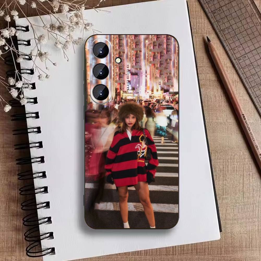 

Emilia Mernes Phone Case For Samsung Galaxy A73,21,22,32,71,53,52,51,80,5G Soft Black Cover Samsung a22 5g
