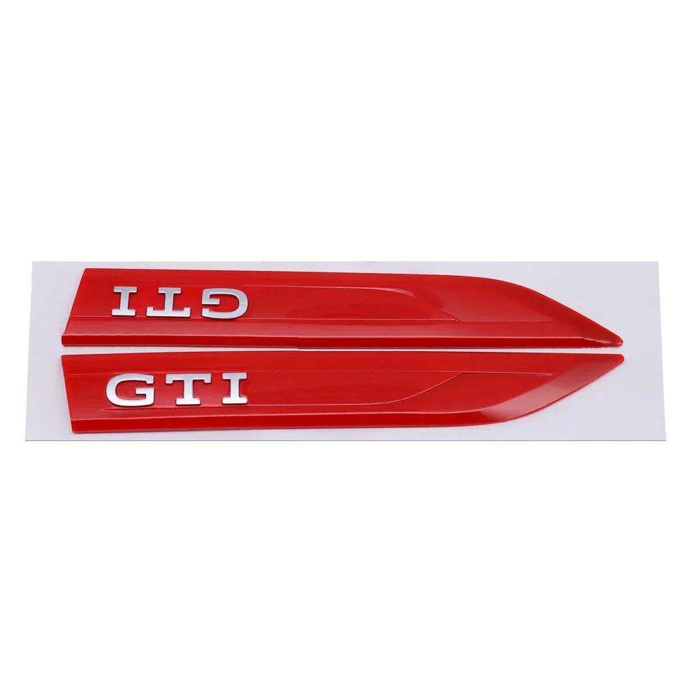 2026 Hot For VW VOLKSWAGEN 20x2.9cm Car Side Fender Emblem Sticker for Volkswagen GTI GTD Logo Golf Passat Touareg Lavida Santan