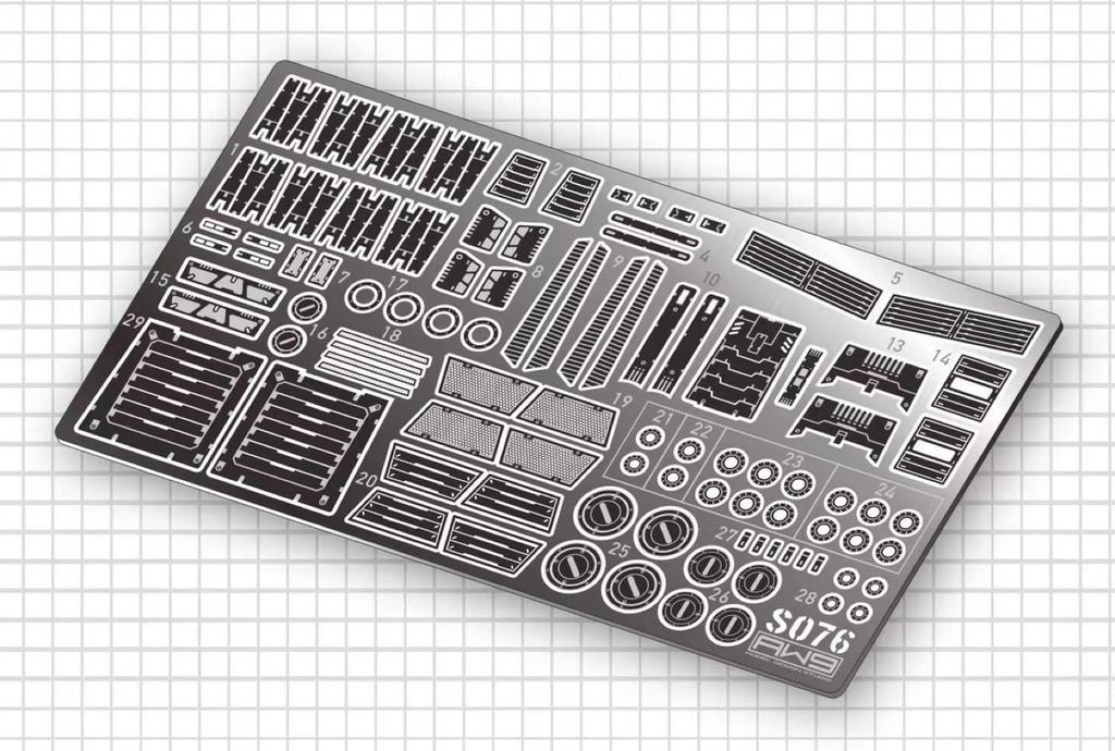 HG 1/144 Psycho Gundam Mk-II Detail-Up High-Quality Metal Parts